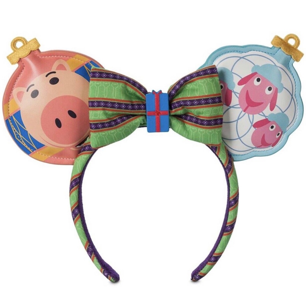 Disney Parks Pixar Christmas Ornament Toy Story Minnie Mouse Ears